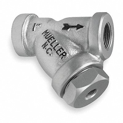 MUELLER STEAM SPECIALTY 1581CS Y Strainer, Carbon Steel, 1 in, NPT, Perforated, 0.062 in, 1,480 psi