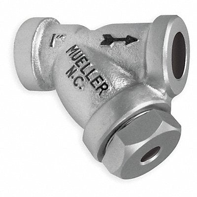 MUELLER STEAM SPECIALTY 38582CS Y Strainer, Carbon Steel, 3/8 in, Socket, Perforated, 0.062 in, 1,480 psi