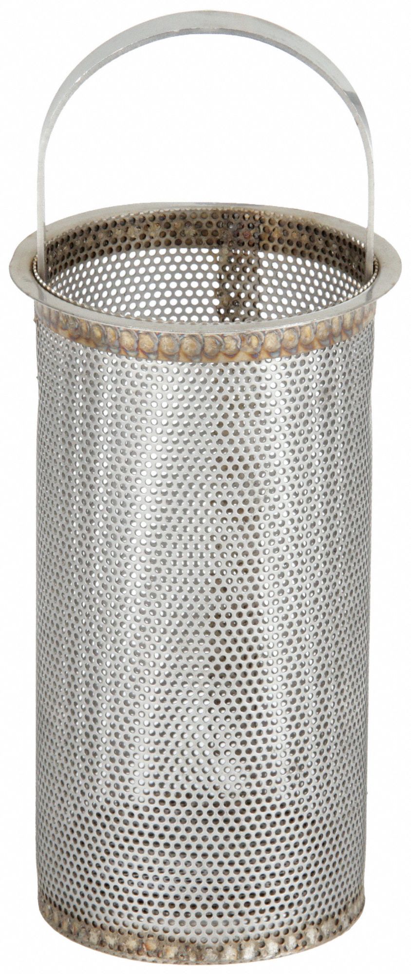 MUELLER STEAM SPECIALTY 1125 ss replacement basket screen Replacement Basket 0.0625 Perf 4 3/4 L