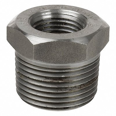 GRAINGER 4307000276 Hex Reducing Bushing SS 2 1/2 x 1 1/4 in