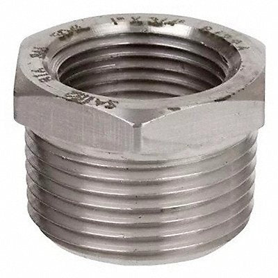 GRAINGER 4307000286 Hex Reducing Bushing 304 SS 3 x 1 1/2 in