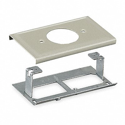 HUBBELL WIRING DEVICE-KELLEMS HBL3033JEIV Single Receptacle Cover Ivory
