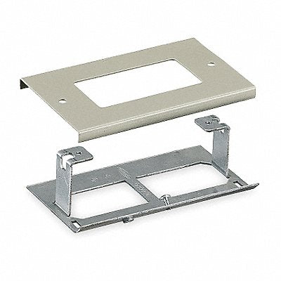 HUBBELL WIRING DEVICE-KELLEMS HBL3048RIV Single Receptacle Cover Ivory