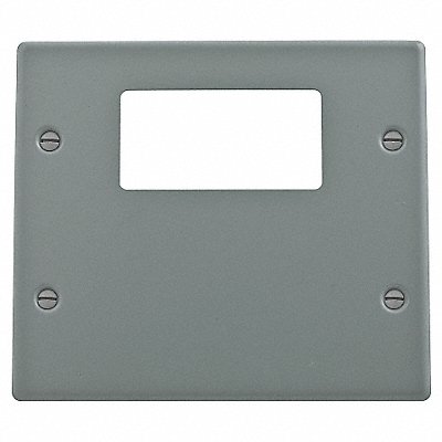 HUBBELL WIRING DEVICE-KELLEMS HBL4747RXGY Plate 4000 Series Raceway Plates