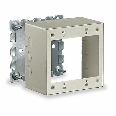 HUBBELL WIRING DEVICE-KELLEMS HBL57442IVA Switch and Receptacle Box Ivory