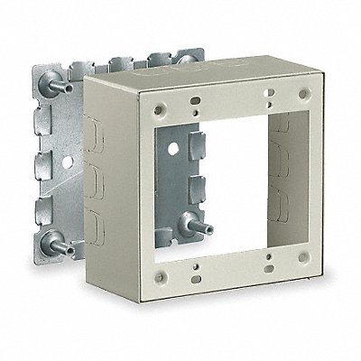 HUBBELL WIRING DEVICE-KELLEMS HBL5744S2IVA Switch and Receptacle Box Ivory