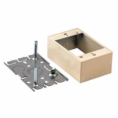 HUBBELL WIRING DEVICE-KELLEMS HBL5744SIVA Switch and Receptacle Box Ivory