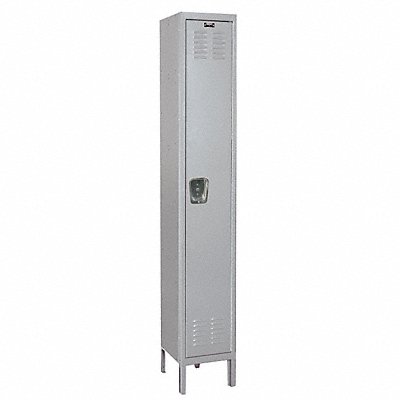 HALLOWELL UMS15881APLAM Locker 1x1Locker Slvr 78 x15 x18 Assm
