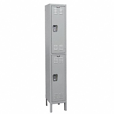 HALLOWELL UMS12882PLAM Locker 2x1Locker LtGry 78 x12 x18 Unassembled