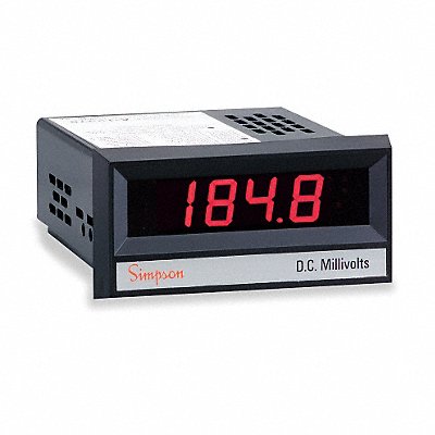SIMPSON ELECTRIC 24503 Digital Panel Meter DC Voltage