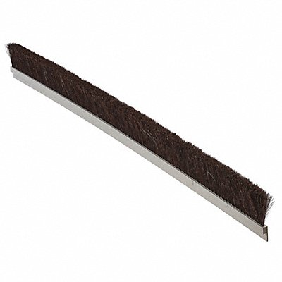 TANIS RPVC711072 Stapled Set Strip Brush PVC Length 72 In
