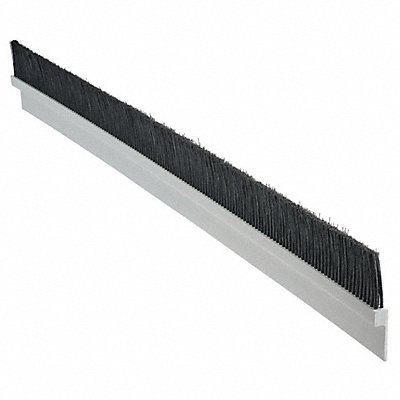 TANIS RPVC233036 Stapled Set Strip Brush PVC Length 36 In
