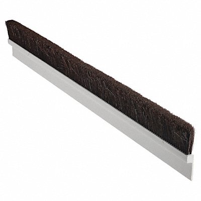 TANIS RPVC731036 Stapled Set Strip Brush PVC Length 36 In