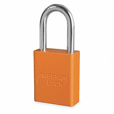 AMERICAN LOCK A1106KAORJ65878 D1919 Lockout Padlock KA Orange 1-7/8 H