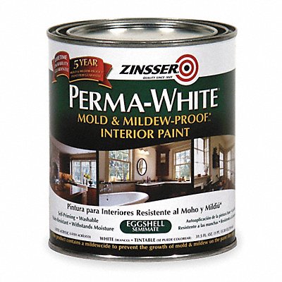 ZINSSER 2774 Latex Acry Interior White Eggshell 1 qt