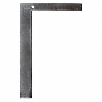JOHNSON LEVEL 430 Steel Carpenter s Square 8 x 12 In