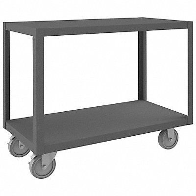 DURHAM MFG HMT1836295 Mobile Table 2 Shelves