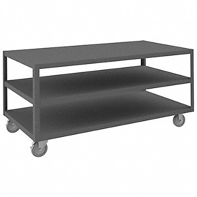 DURHAM MFG HMT3060395 Mobile Table 3 Shelves