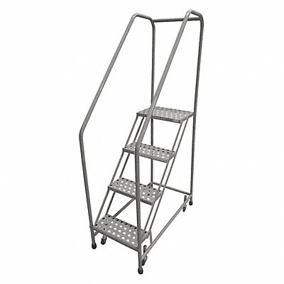 COTTERMAN 1204R1820A6E12B3C1P6 Rolling Ladder Welded Handrail Platform 40In H