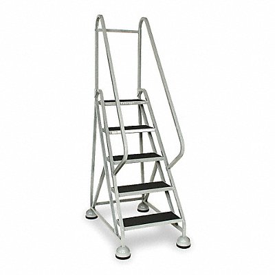 COTTERMAN ST501A2C1P5 F2132 Rolling Ladder Handrail Platform 45 In H
