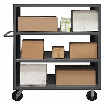 DURHAM MFG 2SPT306032K95 Stock Cart Heavy Duty 3 Shelf 60 X 30