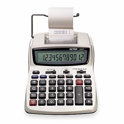 VICTOR 12082 Portable Calculator LCD 12 Digits
