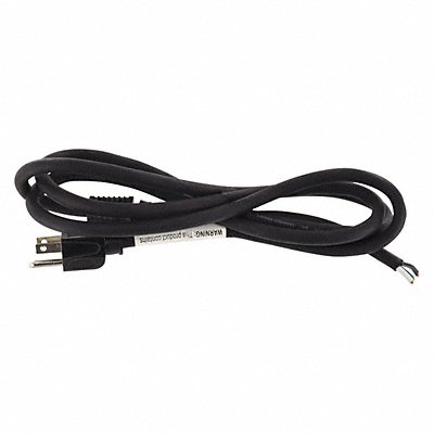 GRAINGER E3607 Power Cord 5-15P SJO 6 ft Blk 15A 14/3