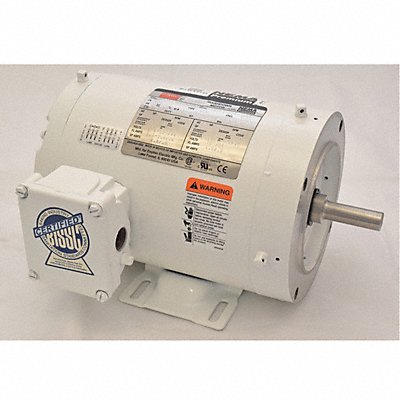 DAYTON 1TRZ3 Washdown Motor 1/2 HP 1750 56C 230/460V