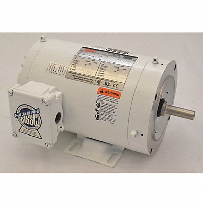 DAYTON 1TRZ7 Washdown Motor 1/2 HP 3550 56C 230/460V