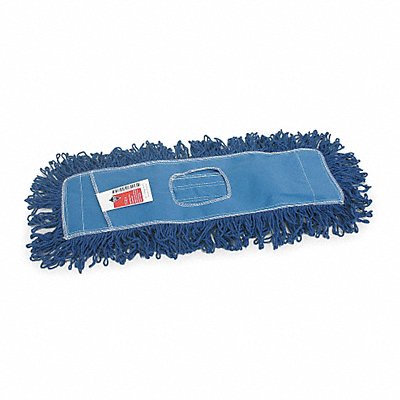 TOUGH GUY 1TZC4 Dust Mop Blue Cotton/Polyester