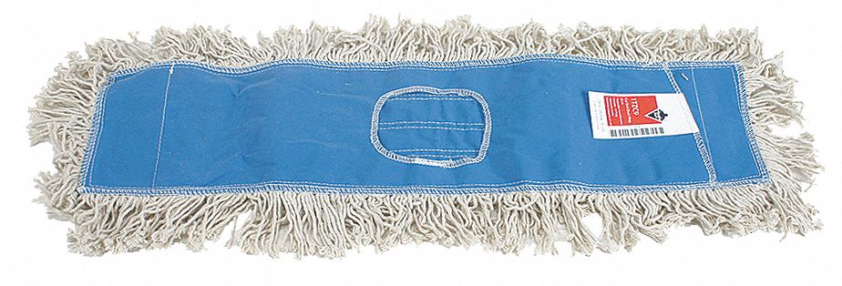 TOUGH GUY 1TZD1 Dust Mop Blue/White Cotton
