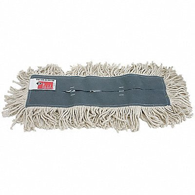 TOUGH GUY 1TZF4 Dust Mop Grey/White Cotton