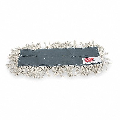 TOUGH GUY 1TZF2 Dust Mop Grey/White Cotton