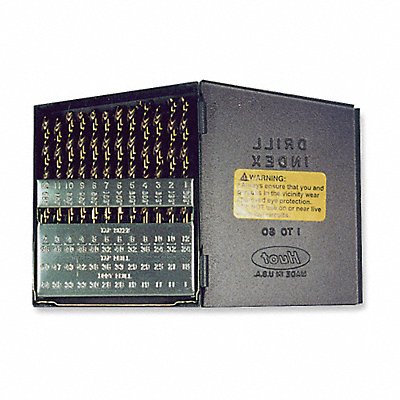 CHICAGO-LATROBE 57853 Jobber Drill Set 60 pc Cobalt