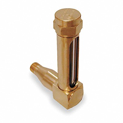 LDI INDUSTRIES G2613 Vented Oil Gauges 5.92 in H Brass NPTF