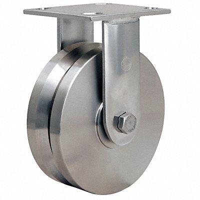HAMILTON RSTA6SVB V-Groove Track-Wheel Plate Castor Rigid