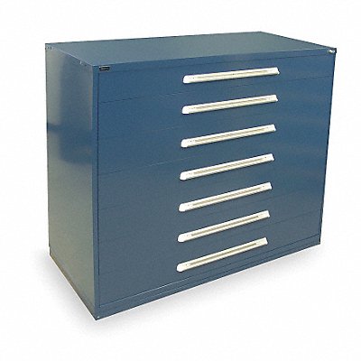 VIDMAR RP3543ALDB Modular Drawer Cabinet 59 x60 x28 Dark Blue 7Drwr