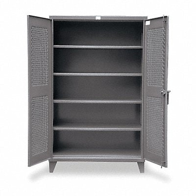 STRONG HOLD 36V244 Storage Cabinet 78 x36 x24 DrkGry 4Shlv