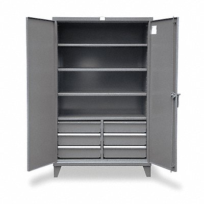 STRONG HOLD 5624465DB Storage Cabinet Leg Dark Grey 78 x 60 x 24