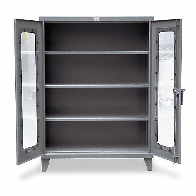 STRONG HOLD 45LD243 Storage Cabinet 66 x48 x24 DrkGry 3Shlv