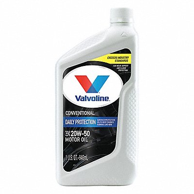 VALVOLINE 822344 Engine Oil 20W-50 Conventional 1qt