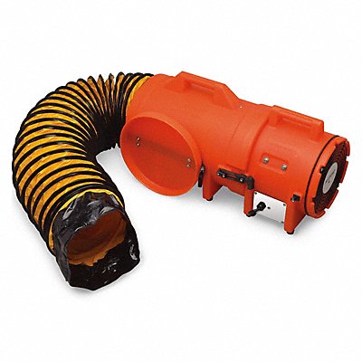 ALLEGRO 953615 Confined Space Fan Orange 13 1/2 W