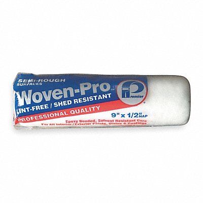 PREMIER R943 Paint Roller Cover 9 L 1/2 Nap Woven