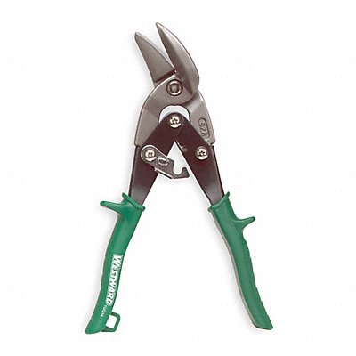WESTWARD 1UG16 Offset Aviation Snip 9 3/4 In Right