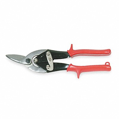 WESTWARD 1UG18 Offset Snip 9 3/4 In Left Red