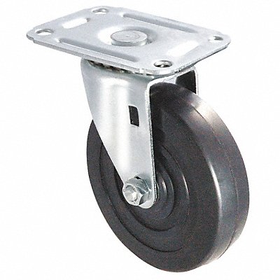 GRAINGER 1UHH5 Standard Plate Castor Swivel 75 lb.
