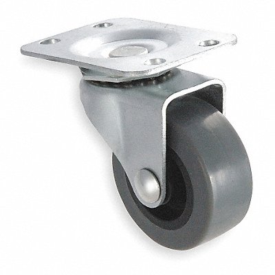 GRAINGER P12SPRP050D12 Standard Plate Castor Swivel 220 lb.