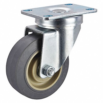 GRAINGER P12SPRP035B12 Standard Plate Castor Swivel 250 lb.