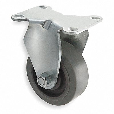 GRAINGER 1UHZ3 Standard Plate Castor Rigid 250 lb.