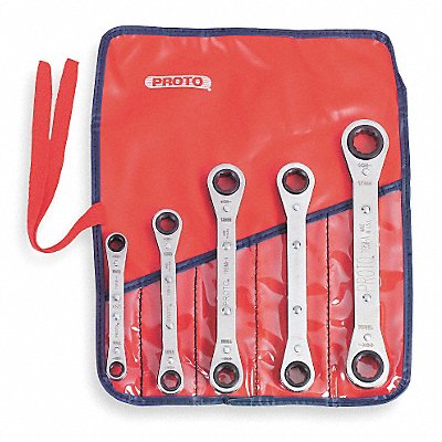 PROTO J1190MLO Box End Wrench Set Fll Plsh Standard Metrc